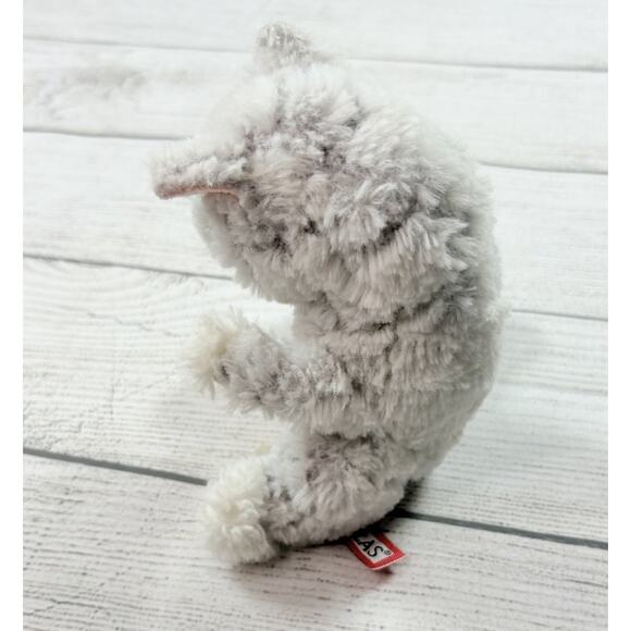 Douglas Kitten " Little Handful" Plush Stuffed Animal Toy Grey & White 14475 - Picture 5 of 7